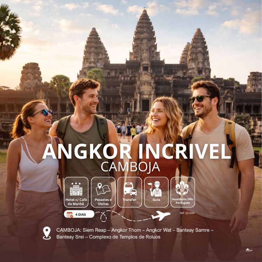 QC304  DIAS INCRÍVEIS EM ANGKOR 