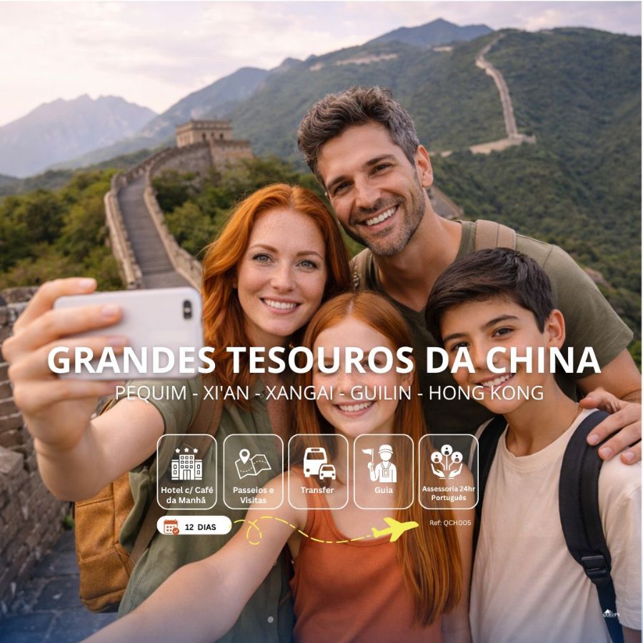 QCH005 -  12 DIAS PEQUIM - XI'AN - XANGAI - GUILIN - HONG KONG