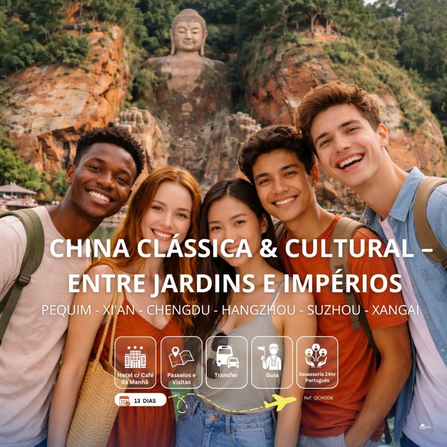 QCH006 - 13 DIAS PEQUIM - XI'AN - CHENGDU - HANGZHOU - SUZHOU - XANGAI