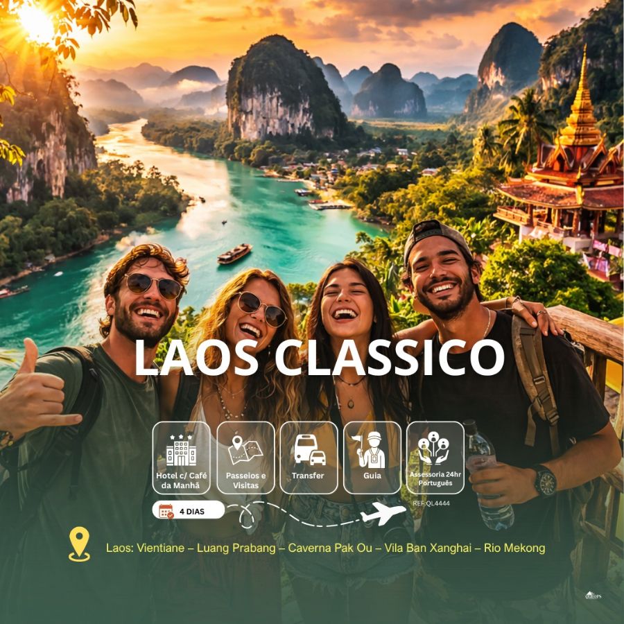 QL4444 -  LAOS CLÁSSICO 4 DIAS