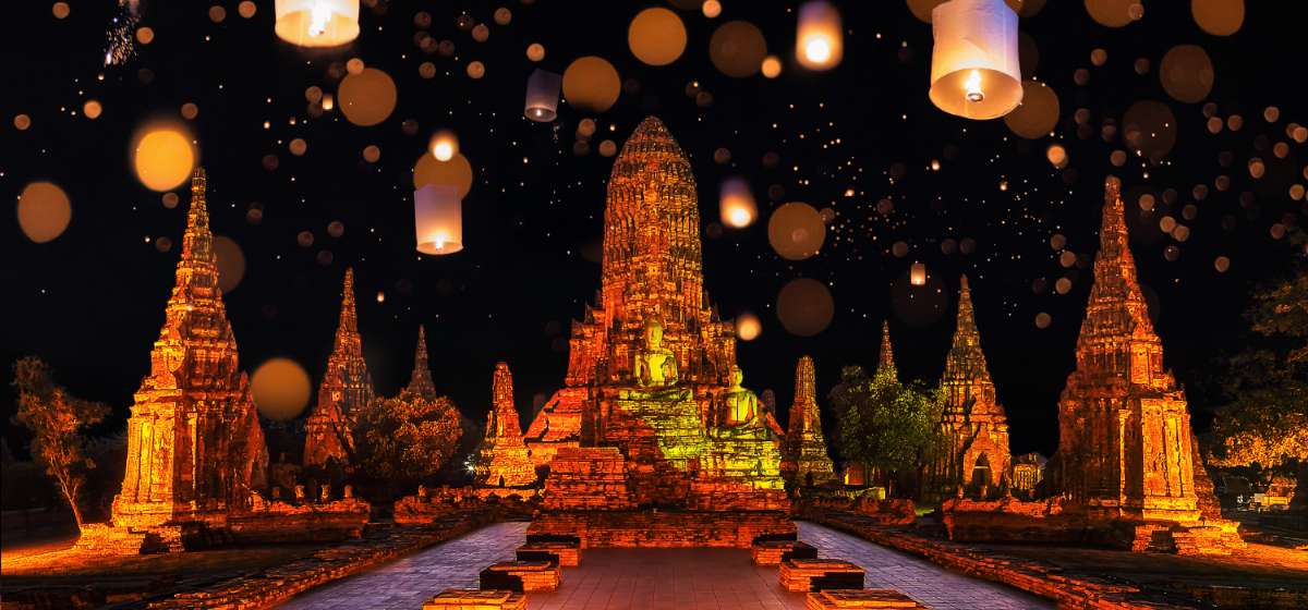 QT419 - GLAMOUR E TRADIÇÃO – FESTIVAL DAS LANTERNAS BANGKOK + CHIANG MAI + KRABI + PHIPHI -13 DIAS
